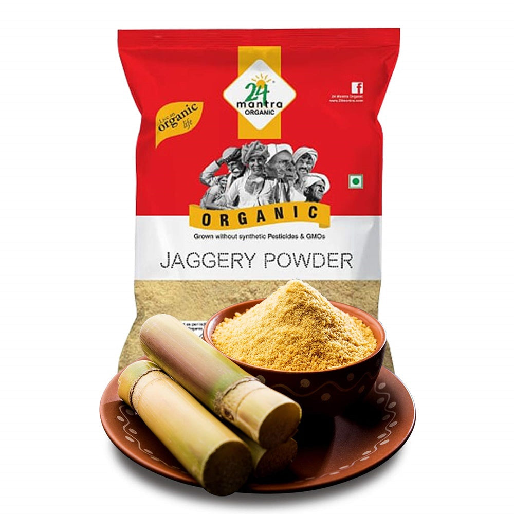 24 Mantra Organic Jaggery Powder - 500gm