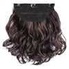 Streak Street Clip-in 18 Full-wavy Mix Brown Hair Extensions