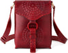 Leather Handmade Girls And Women’s Small Cross Body Sling Bag | Red