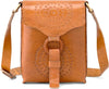 Leather Handmade Girls And Women’s Small Cross Body Sling Bag | Tan