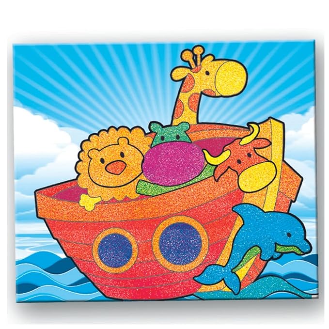 ToyKraft Sand Art and Craft Kit Activity Games for Age of 3 to 5 Years Old Sandart Pictures