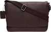 Leather 13 inch Laptop Messenger Bag for Men I Padded Laptop Compartment I Adjustable Strap | Brown Colour