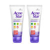Mankind  Acnestar Face Wash Cleanses Sensitive Skin - Each 50 Gms Pack Of 2