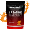 Nakpro Micronized Creatine Monohydrate Tangy Orange Flavour - 400 gms