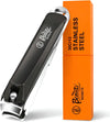 Beauté Secrets Premium Nail Cutter for Men & Women Sharp for Thick Nails Black