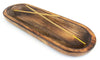 Pure Source India Natural Wood Incense Holder and Ash Catcher