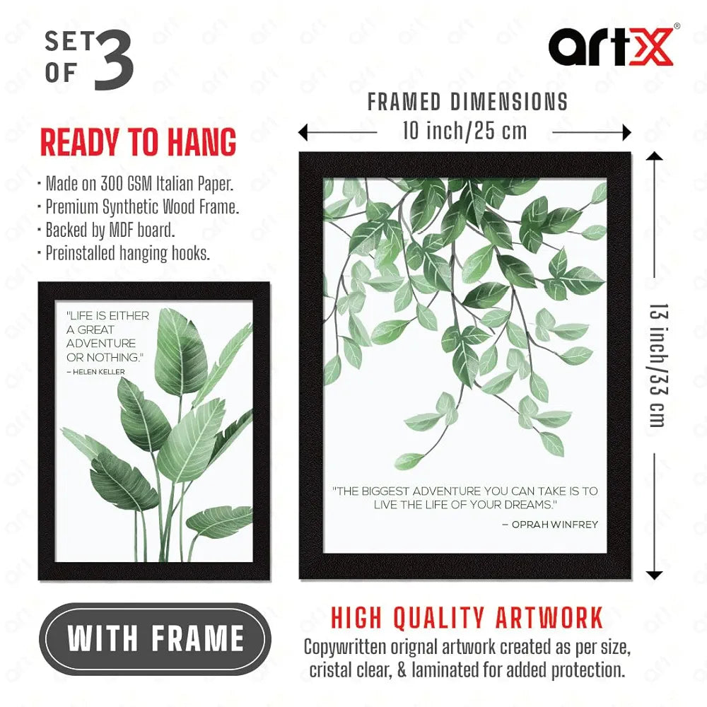 ArtX Paper Motivational Quotes AXD3-110-MOT Wall Frames Inspiring Quot ...