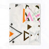 Divine Casa Glace Cotton 120 GSM Ultrasoft Reversible Lightweight Printed Double Bed AC Dohar Blanket TC - 120 Colour Orange and Pink