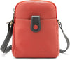 Leather Small Sling Cross-Body Bag For Girls And Women's | Red