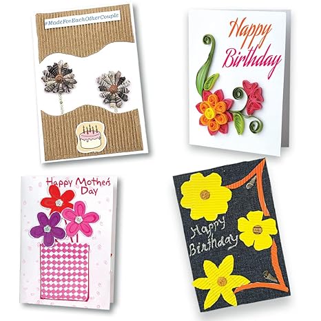 Toykraftt Craft Kit For Kids Cards Crafted Creations Card Making Activity Kit Christmas Gift
