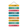 Artvibes Self Motivation Quotes Mdf Wooden Wall Hanging for Home Livingroom Art Items