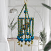 Kuber Industries Rajasthani Traditional Windchimes Hanging Ring Elephants with Bells
