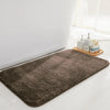 Luxe Home International Microfibre Rectangular Bath Mat Super Soft Anti Skid Newman Mats For Bathroom Colour Chocolate