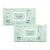 Omumsie Soft As Snow Ball Pure Water Baby Wipes - 60 pcs per pack (Pack of 2)