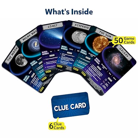 Skillmatics Card Game Guess in 10 Nasa Space Perfect for Boys Girls Kids & Families Who Love Educational Toys
