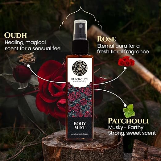 Luxuriate Black Oudh Fragrance Body Mist - 100 ml