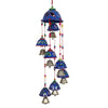 Kuber Industries Plastic Rajasthani Design Handcrafted Hanging Windchimes Latkan 8 Bells-1 Pcs
