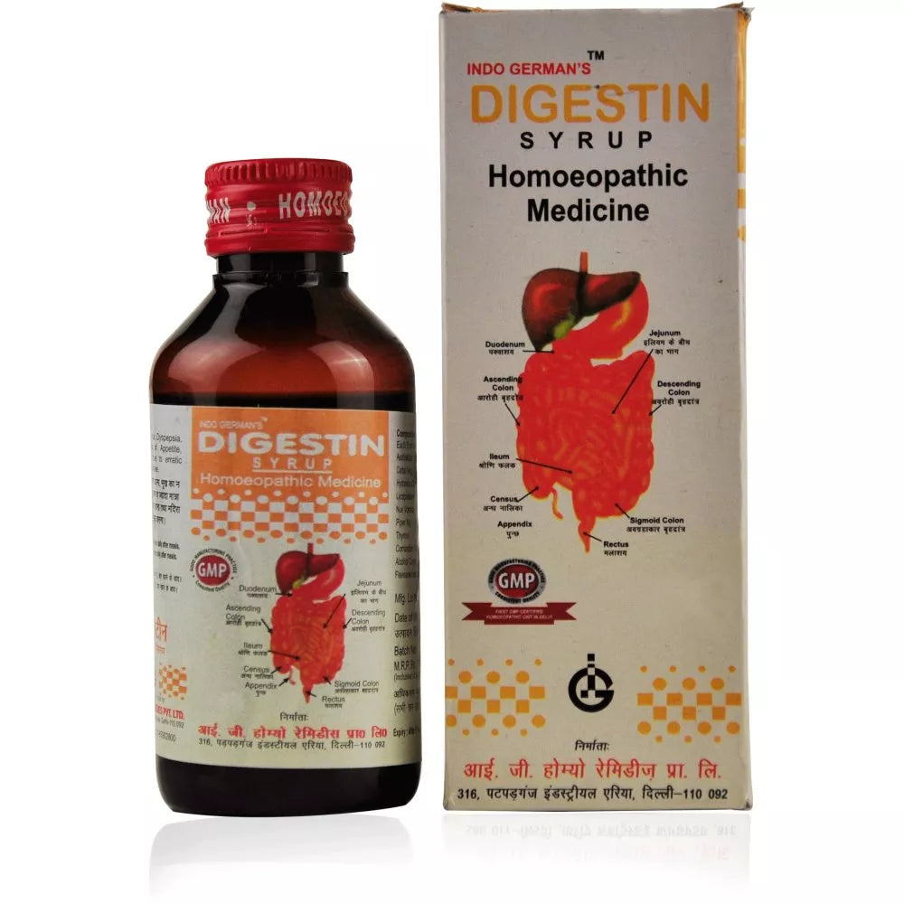 Indo German Digestin Syrup - 180 ml - DesiPick