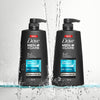 Dove Men+Care Anti Dandruff 2in1 Shampoo+Conditioner - 650 ml Combo (Pack of 2)