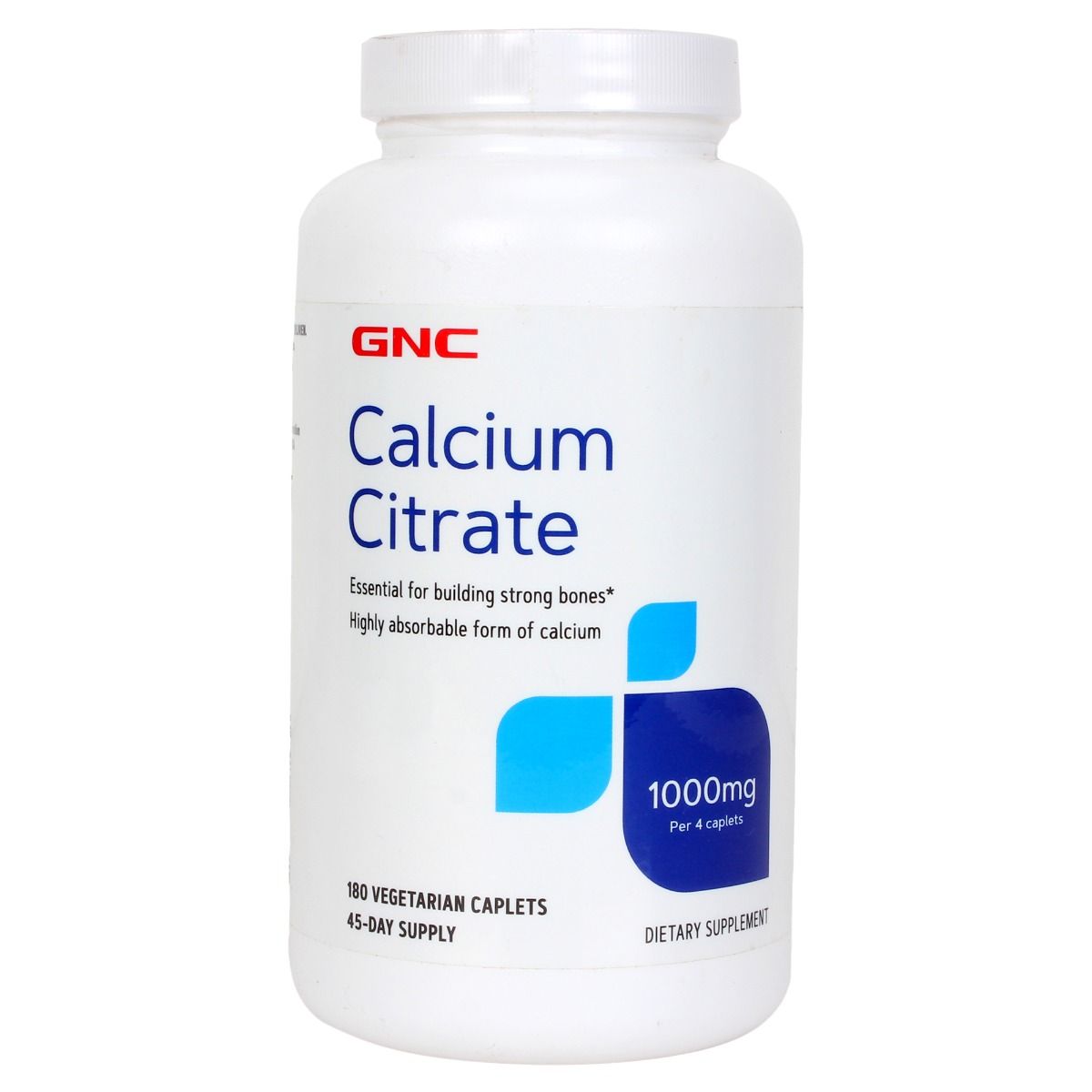 GNC Calcium Citrate 1000mg Most Absorbable Form of Calcium for Stronge ...