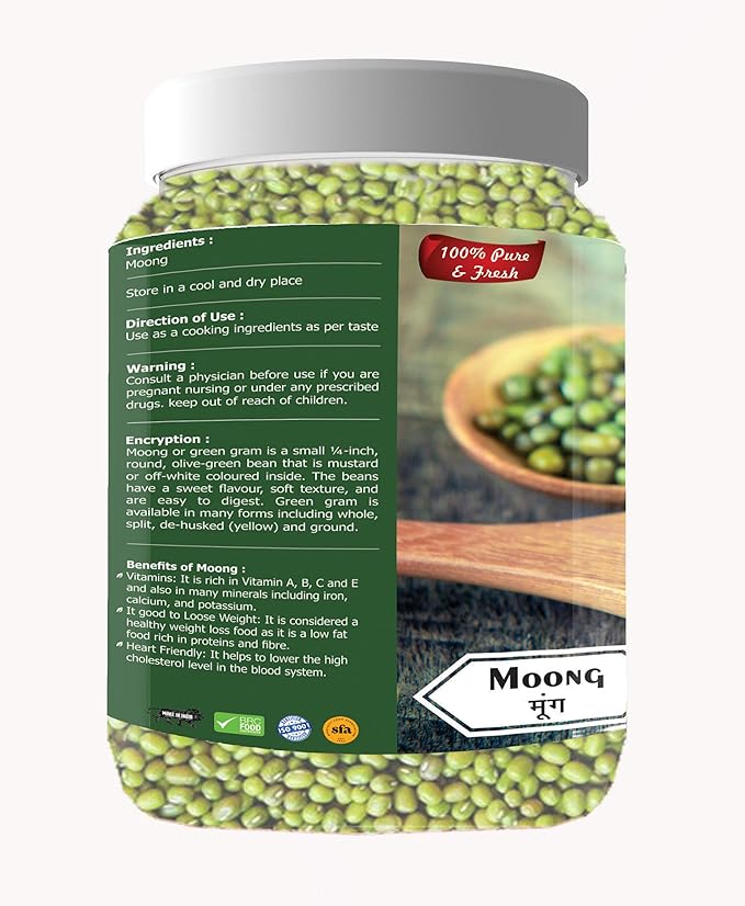 Agri Club Green Moong Dal - 800 gms