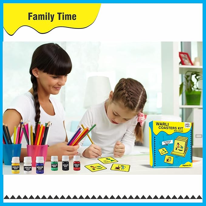 Solobolo Warli Art Painting Kit With Art and Craft Materials | Craft Kit for Girls 12-15