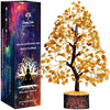 Simply Vedic Chakra Yellow Jade Crystal Tree