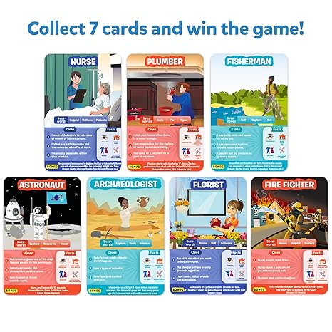 Skillmatics Card Game Guess in 10 Inspiring Professions Perfect for Boys Girls Kids