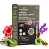 Sacred Herbs Natural Gel Hair Colour for Men & Women (Dark Brown 3.00) - 160ml+20gms