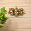 Chhariya Crafts Metal Panchmukhi Hanuman Ji Murti Bajrangbali Idol Wall Door Entrance Statue Protection From Evil Eye