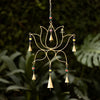 Duli Metal Lotus Windchime Wall Hanging, Feng Shui