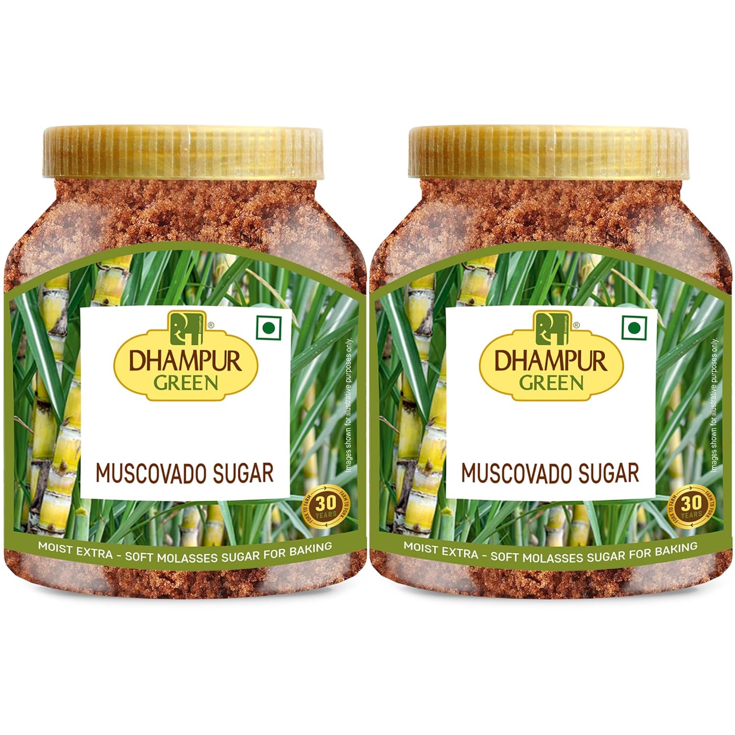 Dhampurgreen Muscovado Sugar Pack of 2 - 800 gms