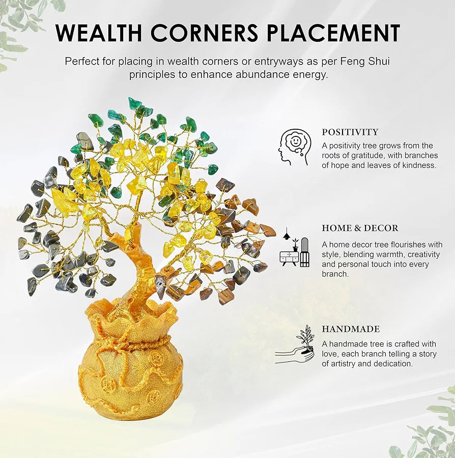 money magnet tree Zaicus Money Magnet Crystal Tree Feng Shui Tree with Golden Pot