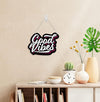 Blue Finch Wall Hanging Decor Good Vibes Home Decor Item For living Room and Bedroom