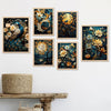 Kotart Paintings Modern Art Wall Decor Framed Paintings KOT70  Set of 6 Multicolor