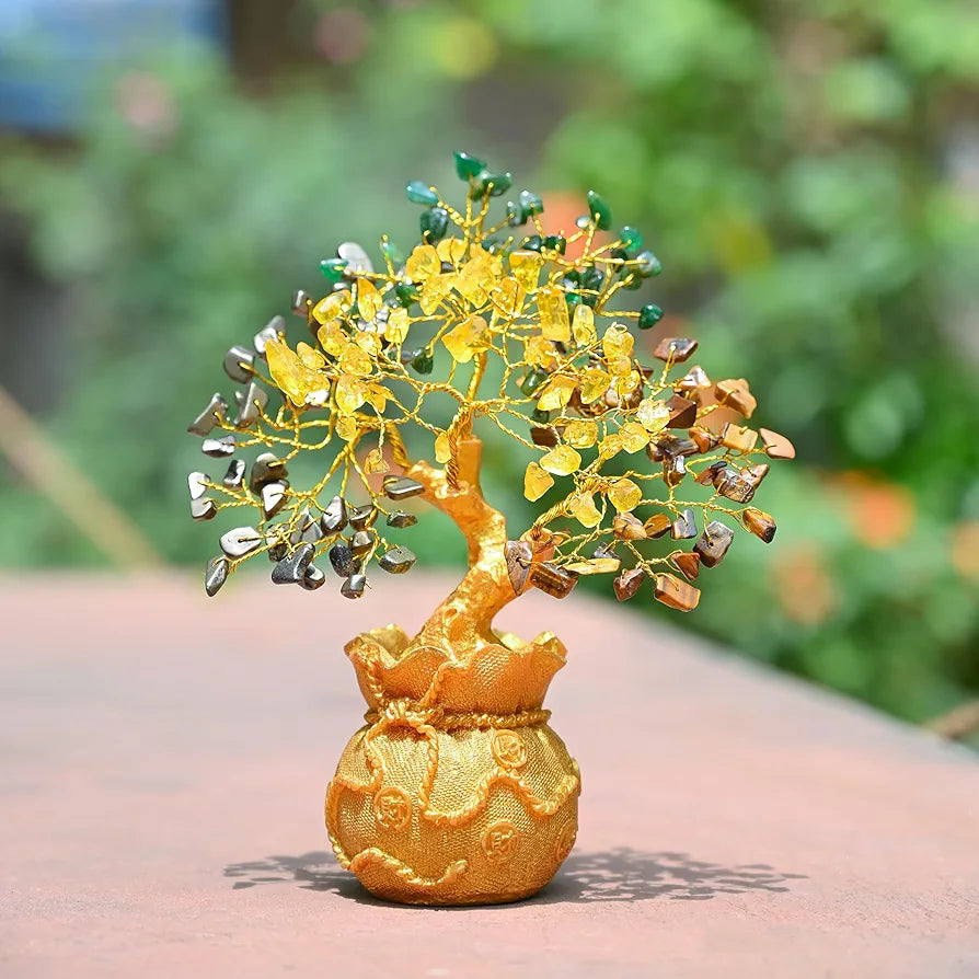 magnetic money tree Zaicus Money Magnet Crystal Tree Feng Shui Tree with Golden Pot