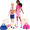 Barbie Careers Playset, Soccer Player Set with 2 Fashion Dolls