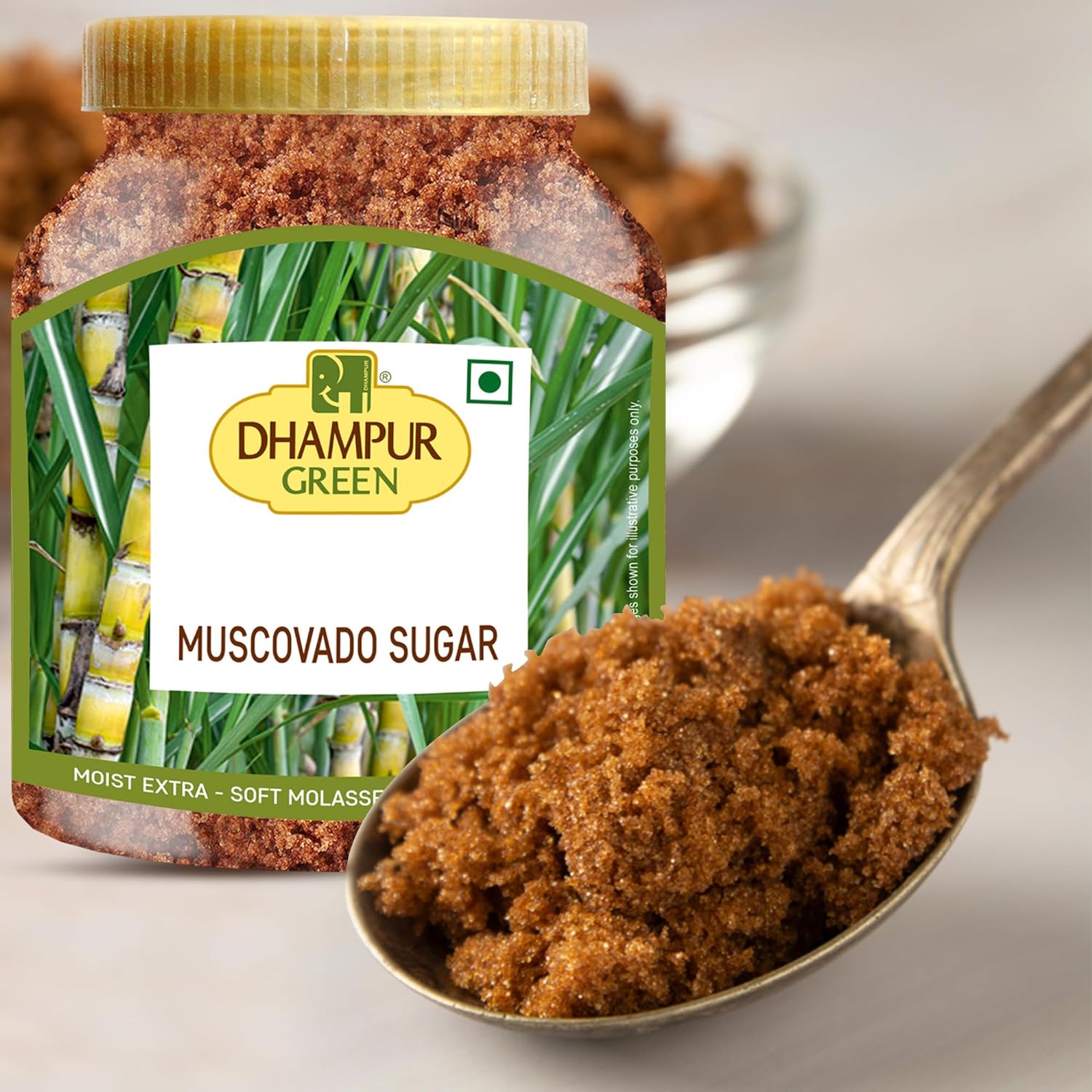 Dhampurgreen Muscovado Sugar Pack of 2 - 800 gms