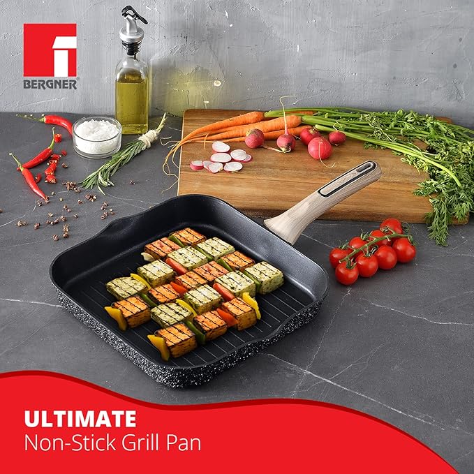 Bergner Aluminium Ultimate Forged Non-stick Grillpan 28cm