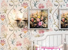 Indian Royals White Flowers and Birds Wallpaper for Bedrooms Flower Birds Wallpaper