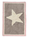 Sashaa World Star Patterned Bathmat Ultra Soft And Absorbent Bathroom Bathmat Colour Beige