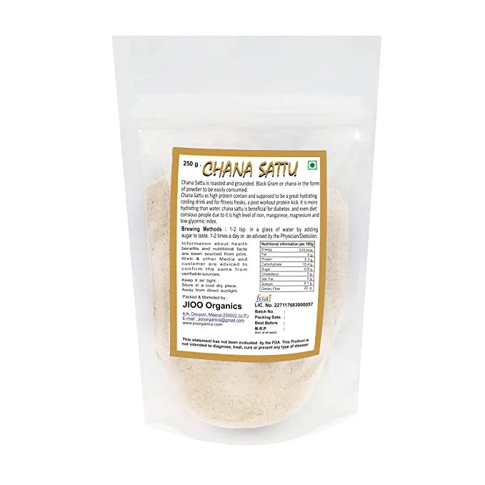 jioo Organics Chana Sattu Powder - 250 gms