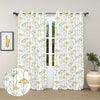 Haus & kinder Cotton Curtains Set of 2 for Bedroom Window Door Curtains | Colour Wild Whisper Yellow