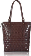 Leather Handmade Women's Tote Bag | Dark Brown Color