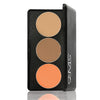 Stars Cosmetics Concealer Palette 3 Colors Matte No.02 Medium Dark Orange - 15 gms