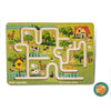 Minileaves Farm Wooden Maze Game for Kids 2+ Year | Educational Activity Game | Finding the Path Game