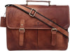 Leather Laptop Bag for Men | Tan