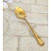 IndianArtVilla Brass Bedding Spoon Serveware Tableware Length 7 Inch, Gold