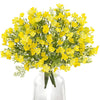 2 Pcs Artificial Flowers Bunch Milan Baby Breath 35cm Artificial Faux Gypsophila Bouquets Flower2