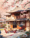 Trexee Landscape Paint By Numbers For Adults & Kids House Paint By Number On Canvas Without Frame
